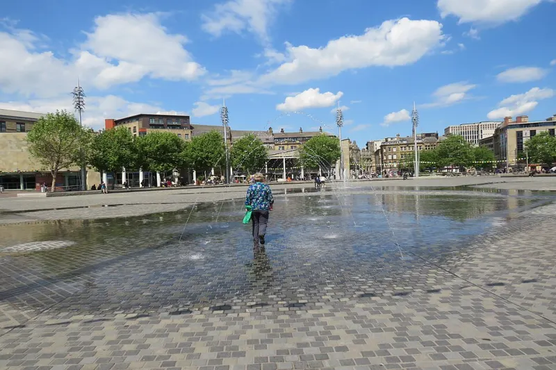 Bradford City Park and Mirror Pool