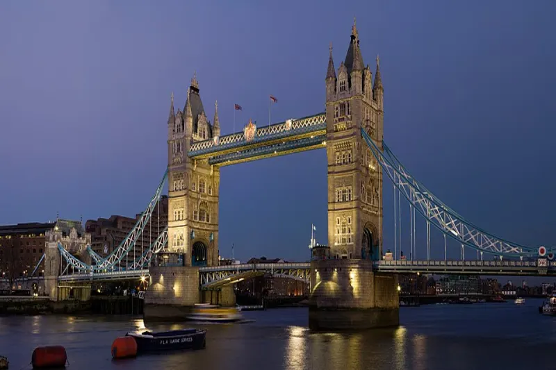 Tower Bridge and the Tower of London